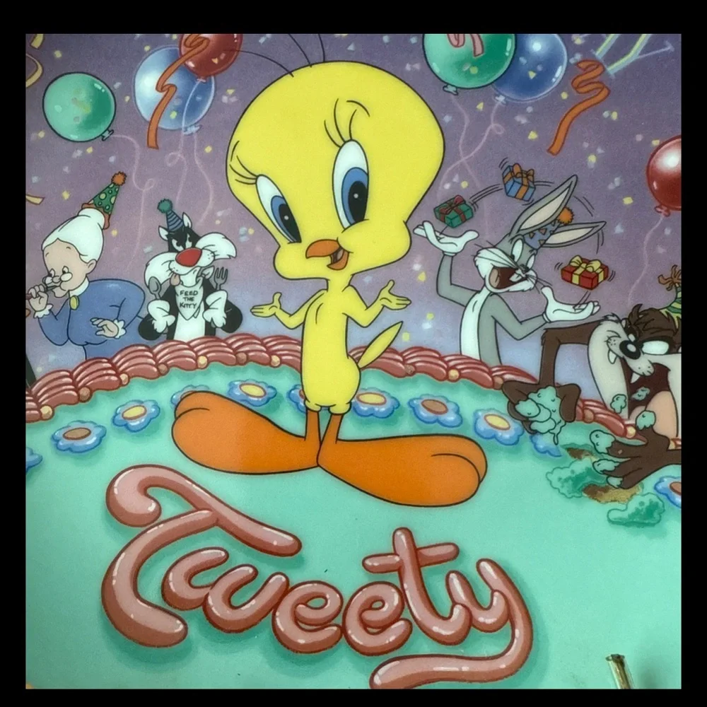 Tweety Happy 50th Birthday Party Plate